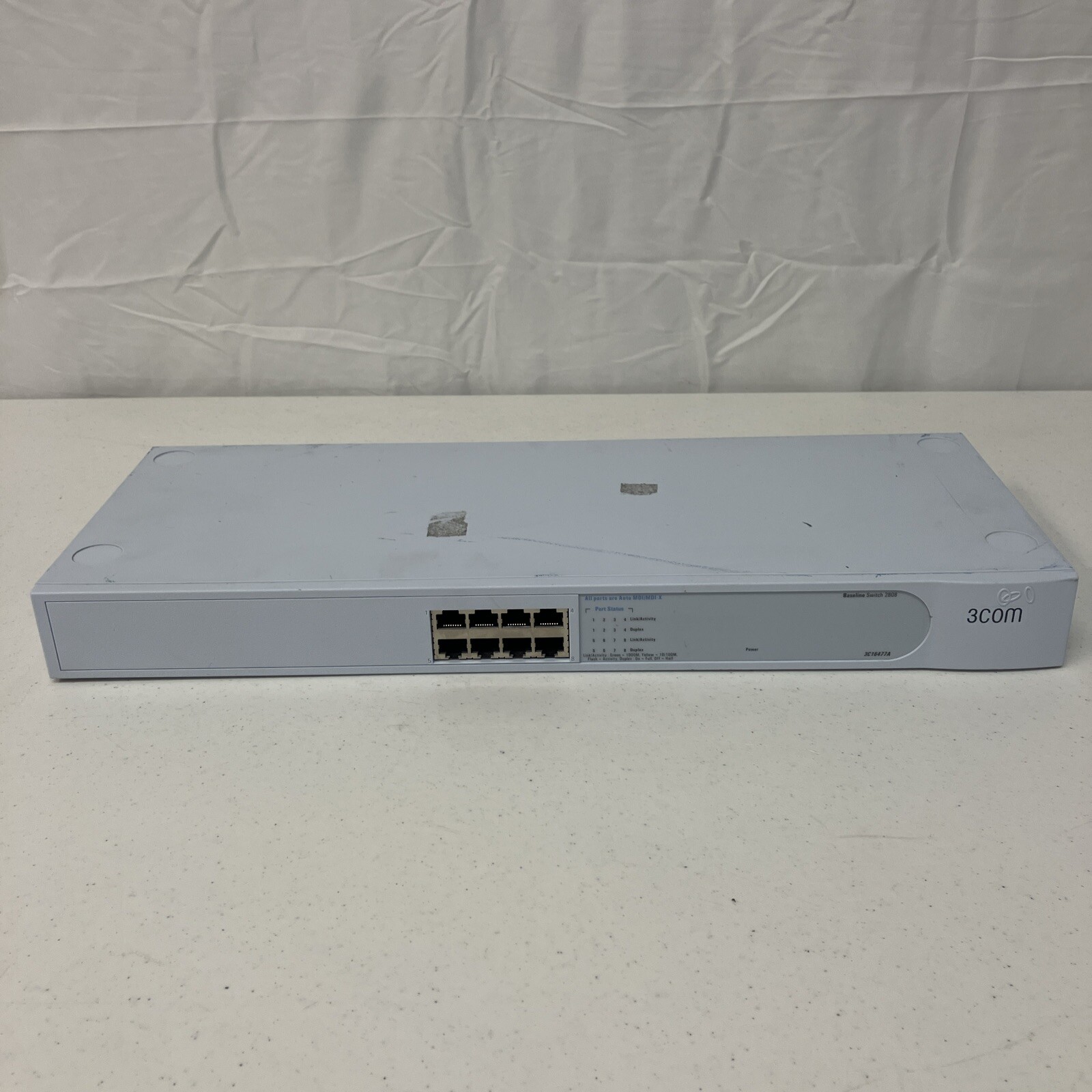 3COM 3C16477A BASELINE SWITCH 2808 10/100/1000 8 PORTS