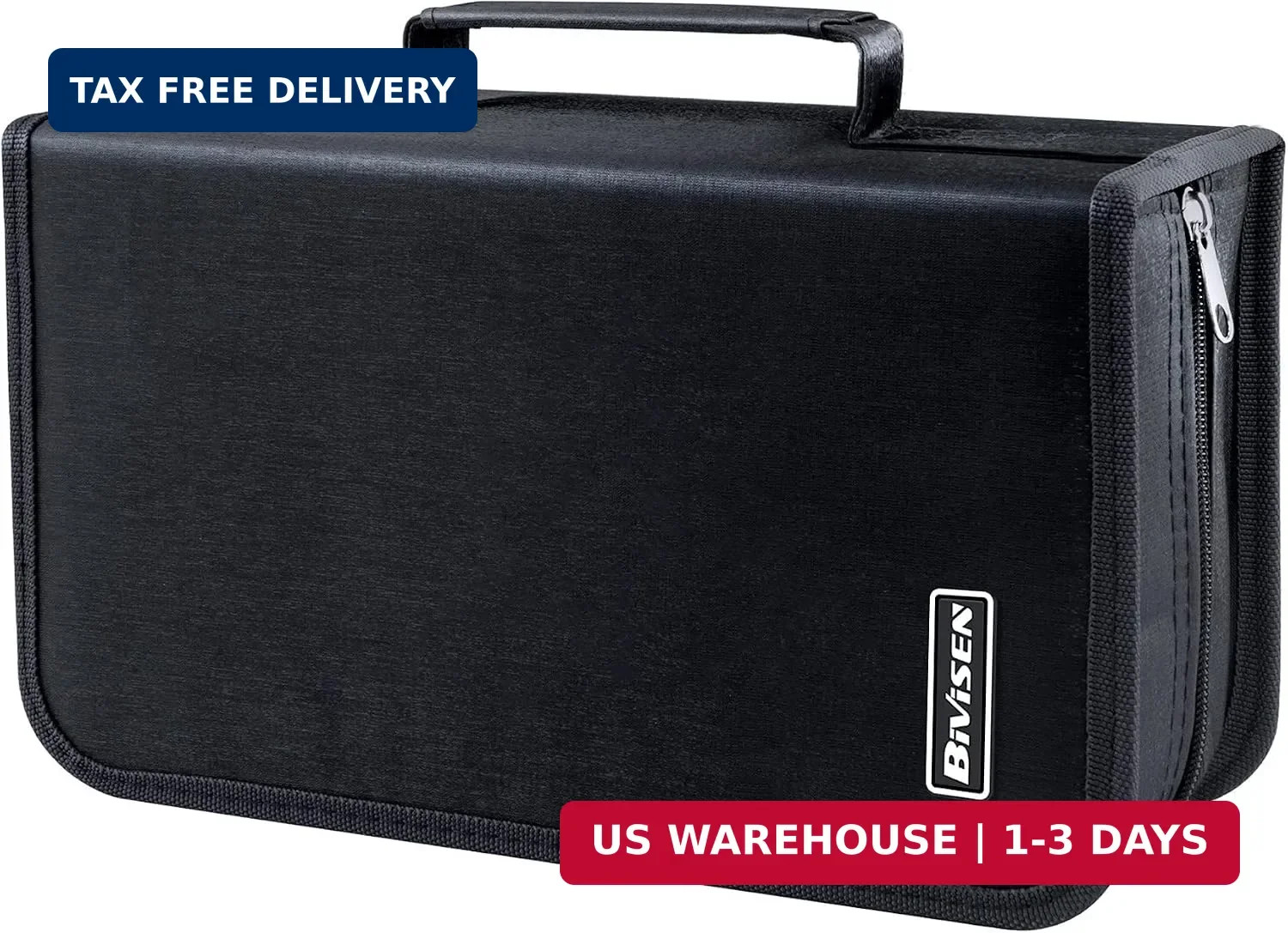 CD/DVD Case Holder, 128 Capacity CD VCD Media Wallet, Storage, Holder, Booklet,