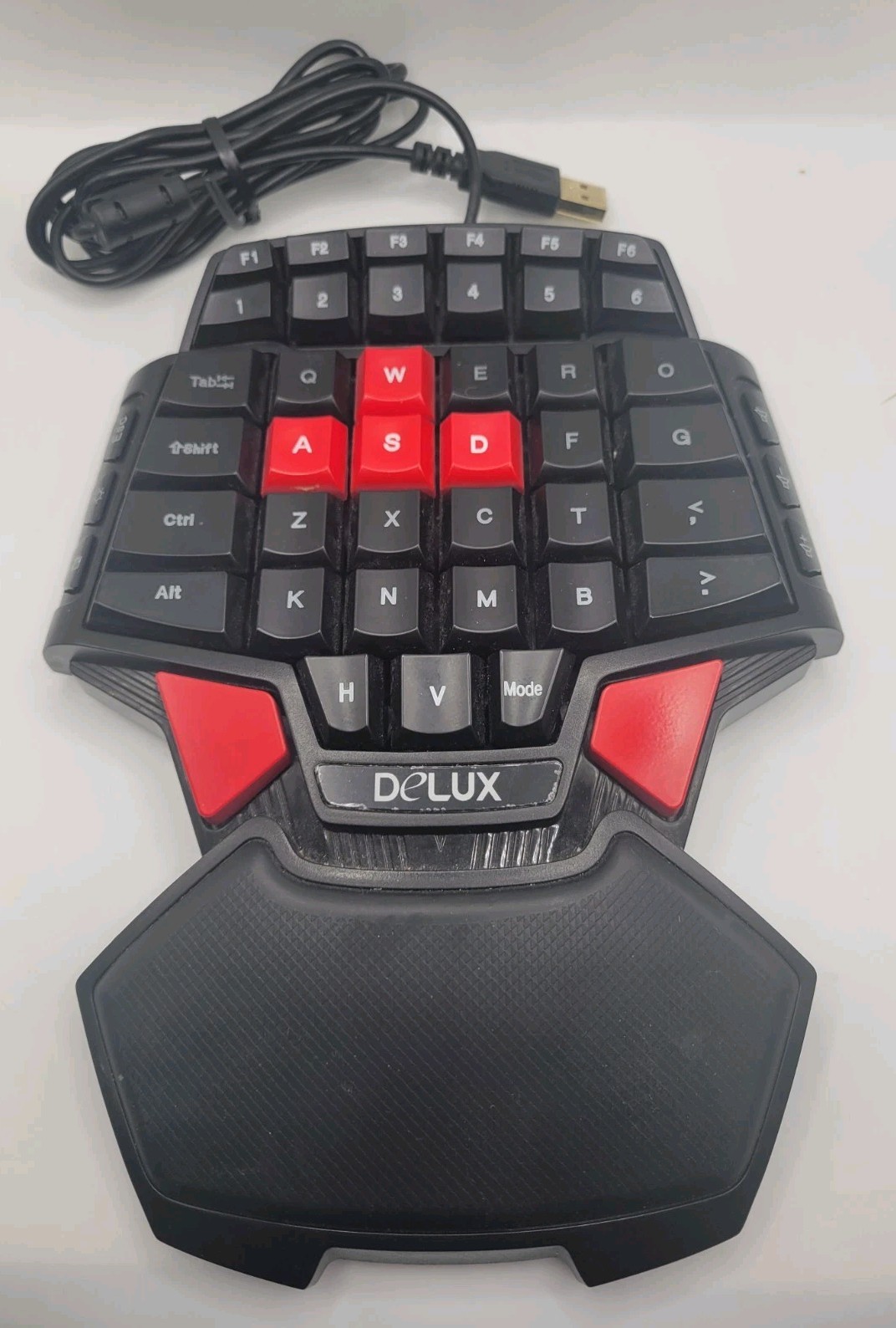 Delux T9 46 Key Singlehanded HitMan Wired Gaming Keyboard Professional Ergonomic