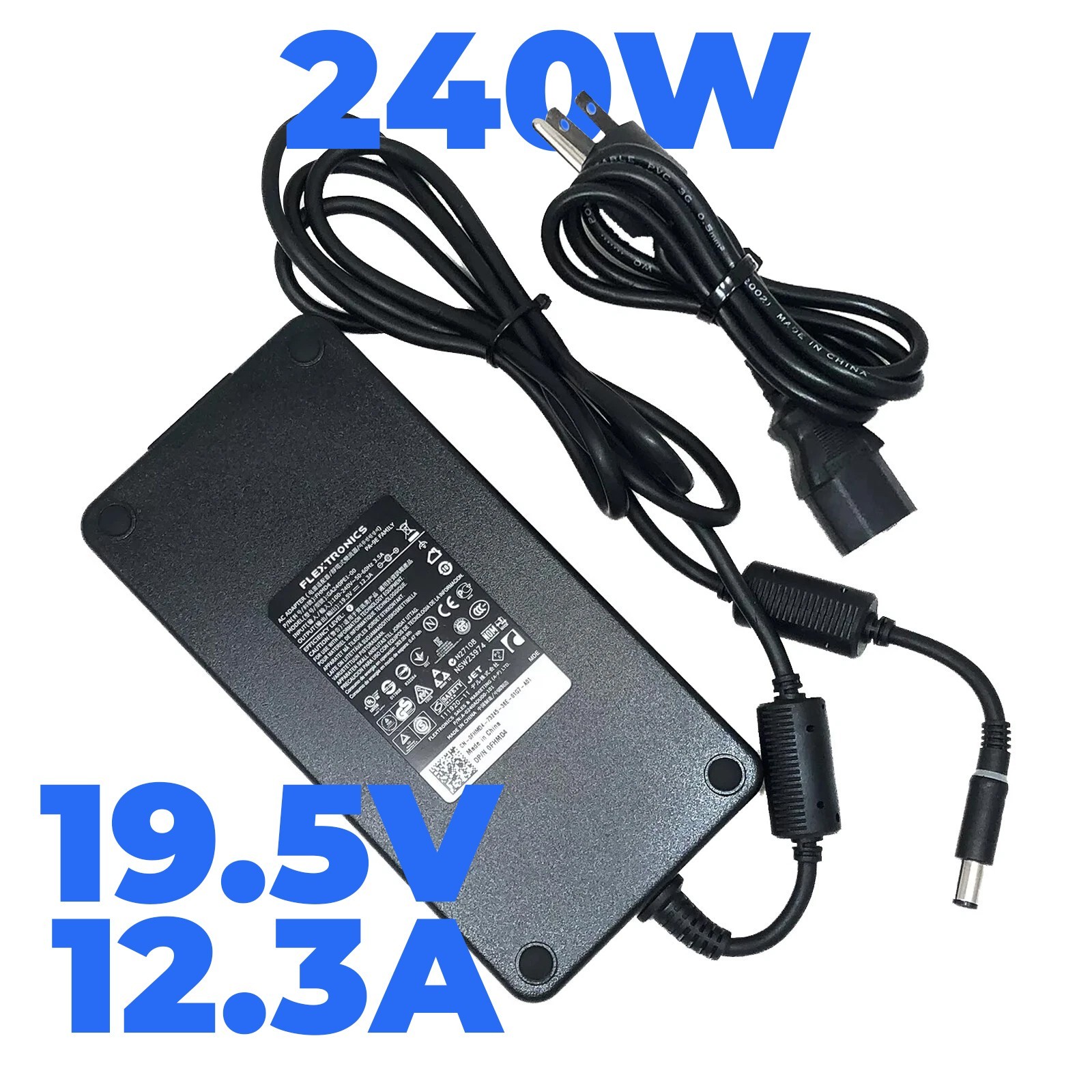 OEM Flextronics 240W AC Adapter for Dell Precision 7510 7710 7720 7730 Charger