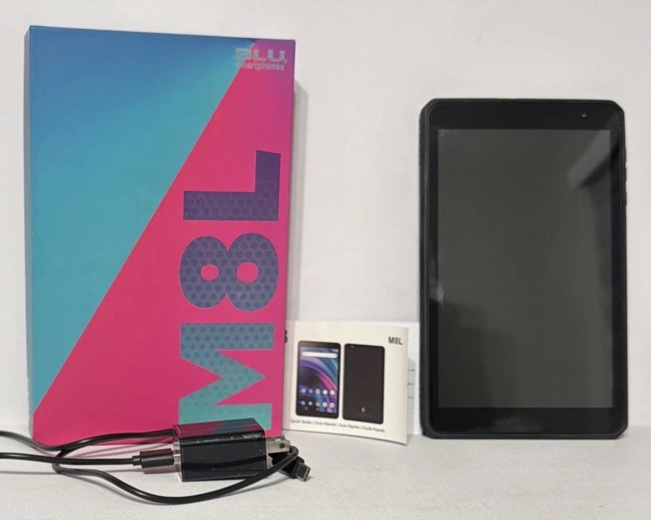 BLU M8L, 32GB, 4LTE, Unlocked Great Condition 2022 8" HD Display