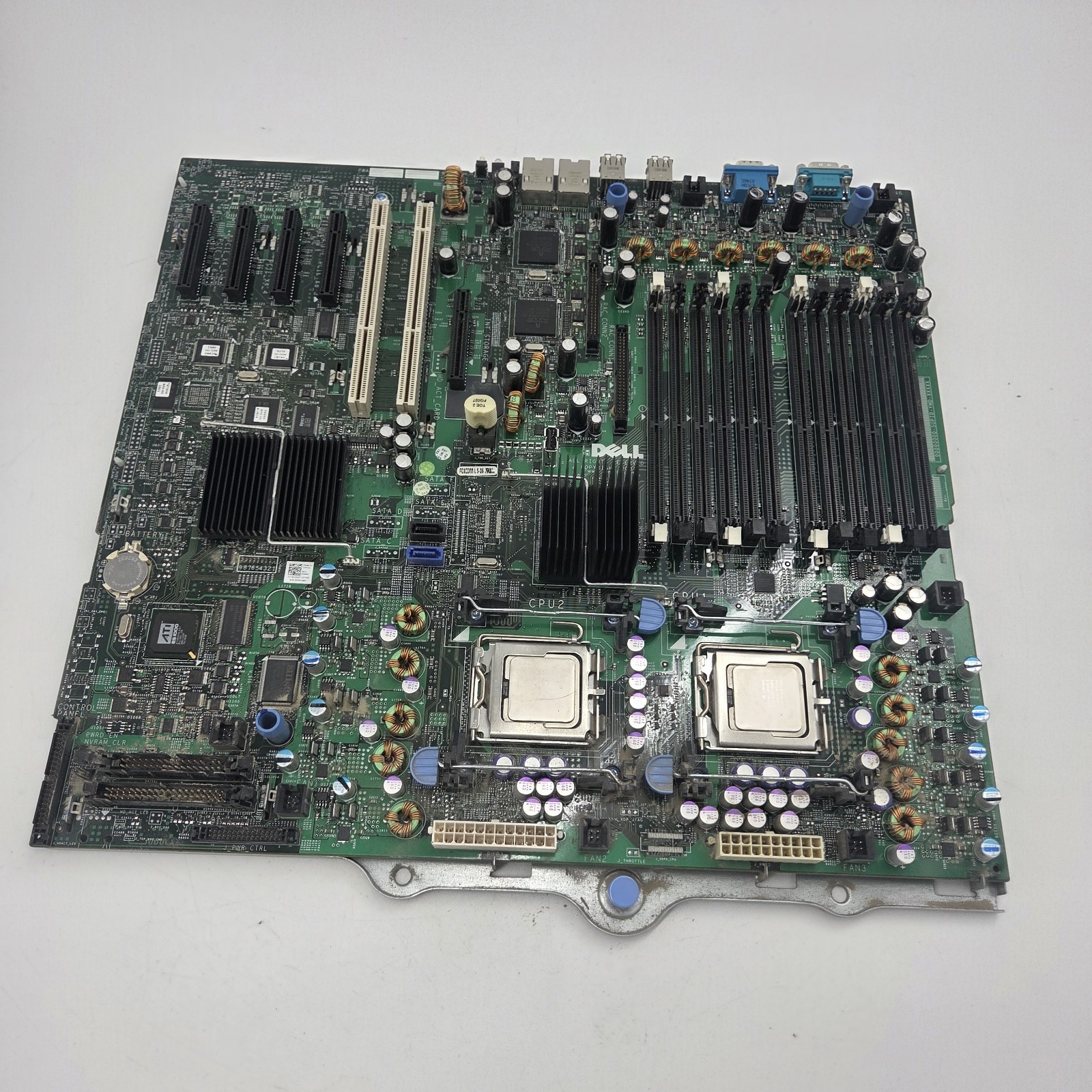 Dell PowerEdge 2900 III Motherboard 0NX642 NX642 w/ 2x Xeon E5410 2.33GHz