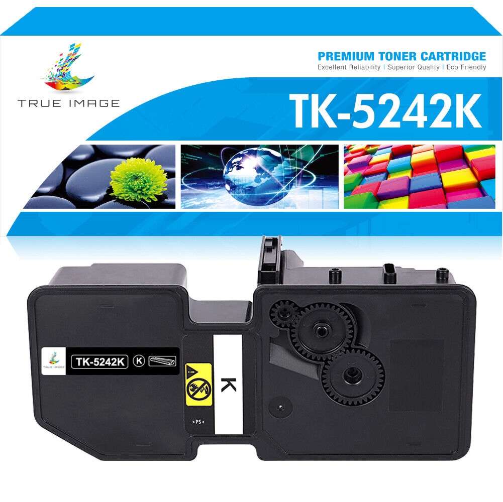 1x Compatible With Kyocera TK-5242K Black Toner M5526cdw P5026cdw P5026cdn M5526