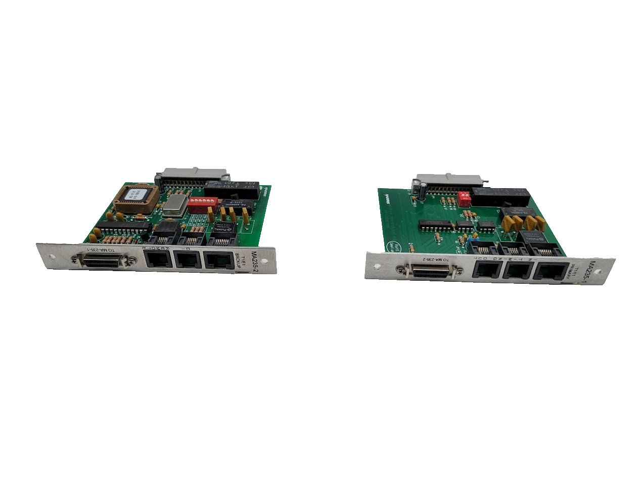 Lot of 2 HARRIS MA235-1 & MA235-2 Interface Card