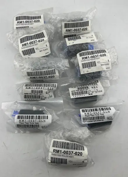 LOT OF 11 HP REPLACEMENT PAPER FEED ROLLER RM1-0037-020 FOR HP LASERJET