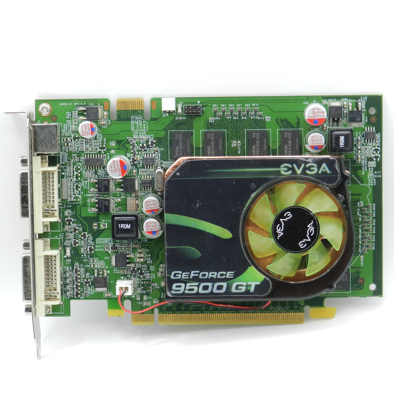 EVGA NVIDIA GeForce 9500 GT PCIe 16x 1GB DDR2 e-GeForce GPU Graphics - TESTED