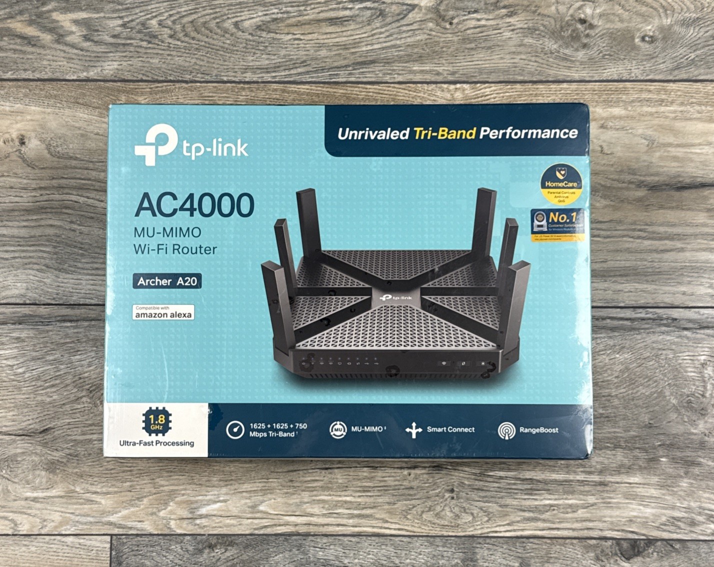 TP-Link Archer A20 AC4000 MU-MIMO Tri-Band Wi-Fi Router 4000 Mbps New Sealed