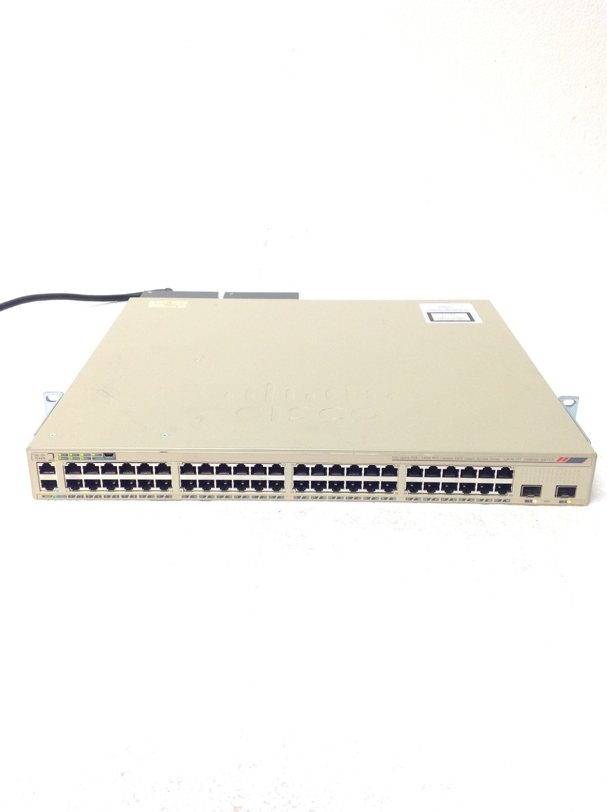 Cisco Catalyst C6800IA-48FPDR 48-Port GbE 2 x 10Gb SFP+ Switch w/ 2x 1025W PSU