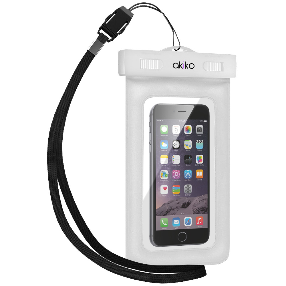 IPX8 Certified Waterproof  Smartphone Front Touch Responsive Pouch Case 