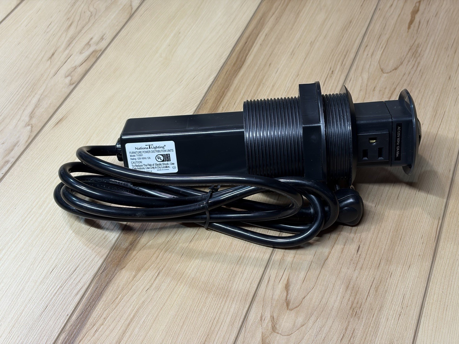 National Lighting Furniture Power Distribution Unit TV3001 Desk Camping 1x READ
