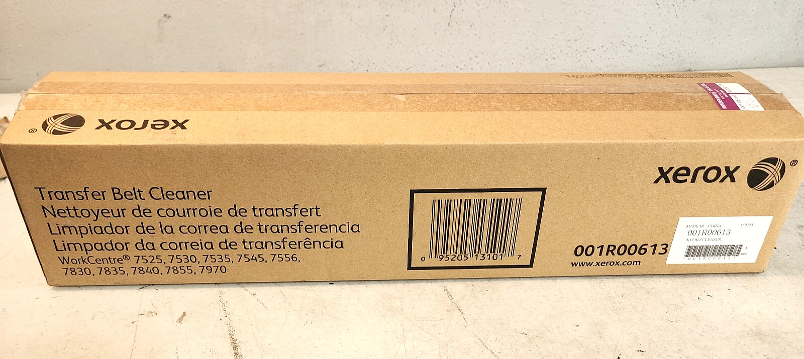 Xerox 001R00613 Transfer Belt Cleaner WorkCentre7525 7530 Genuine New Sealed Box
