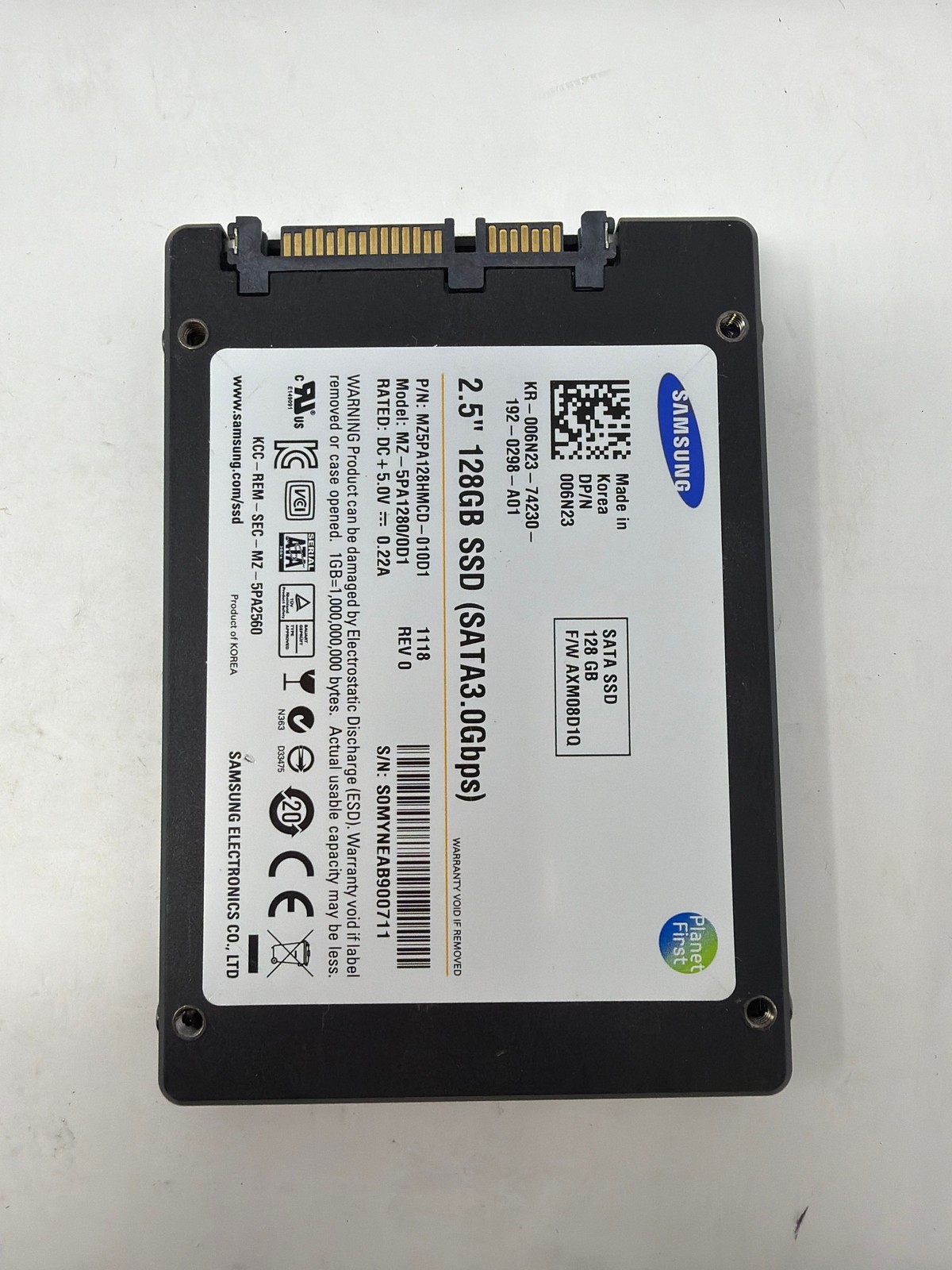 Samsung MZ7PA128HMMD-0001 128GB SATA Grade B