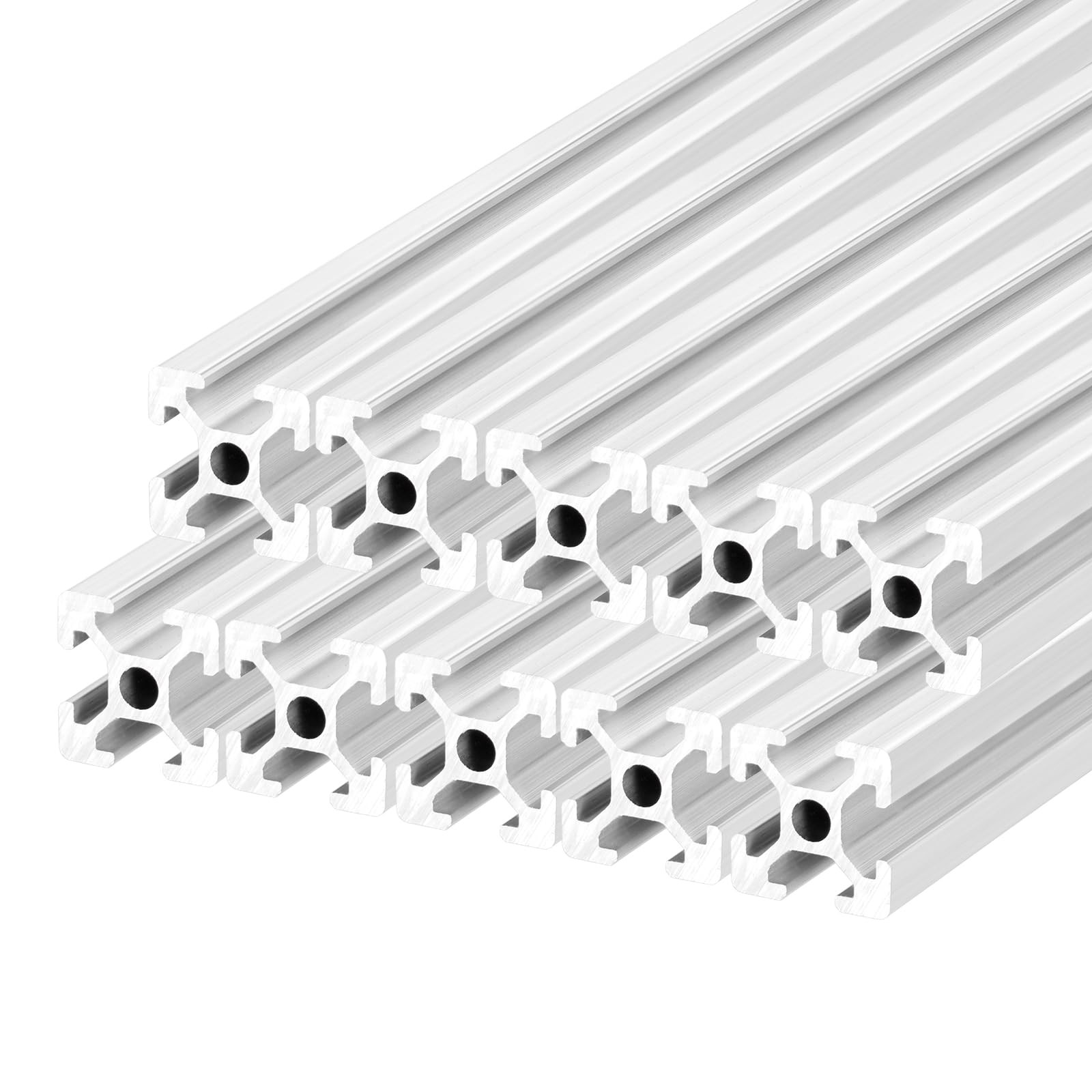 QNK T slot 2020 aluminum 1220mm 10pcs Silver