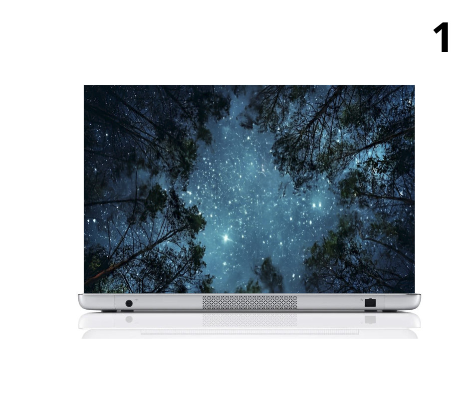 Laptop Skin Sticker Decal for 11" - 19" Apple Asus Dell HP Huawei Sony -Notebook