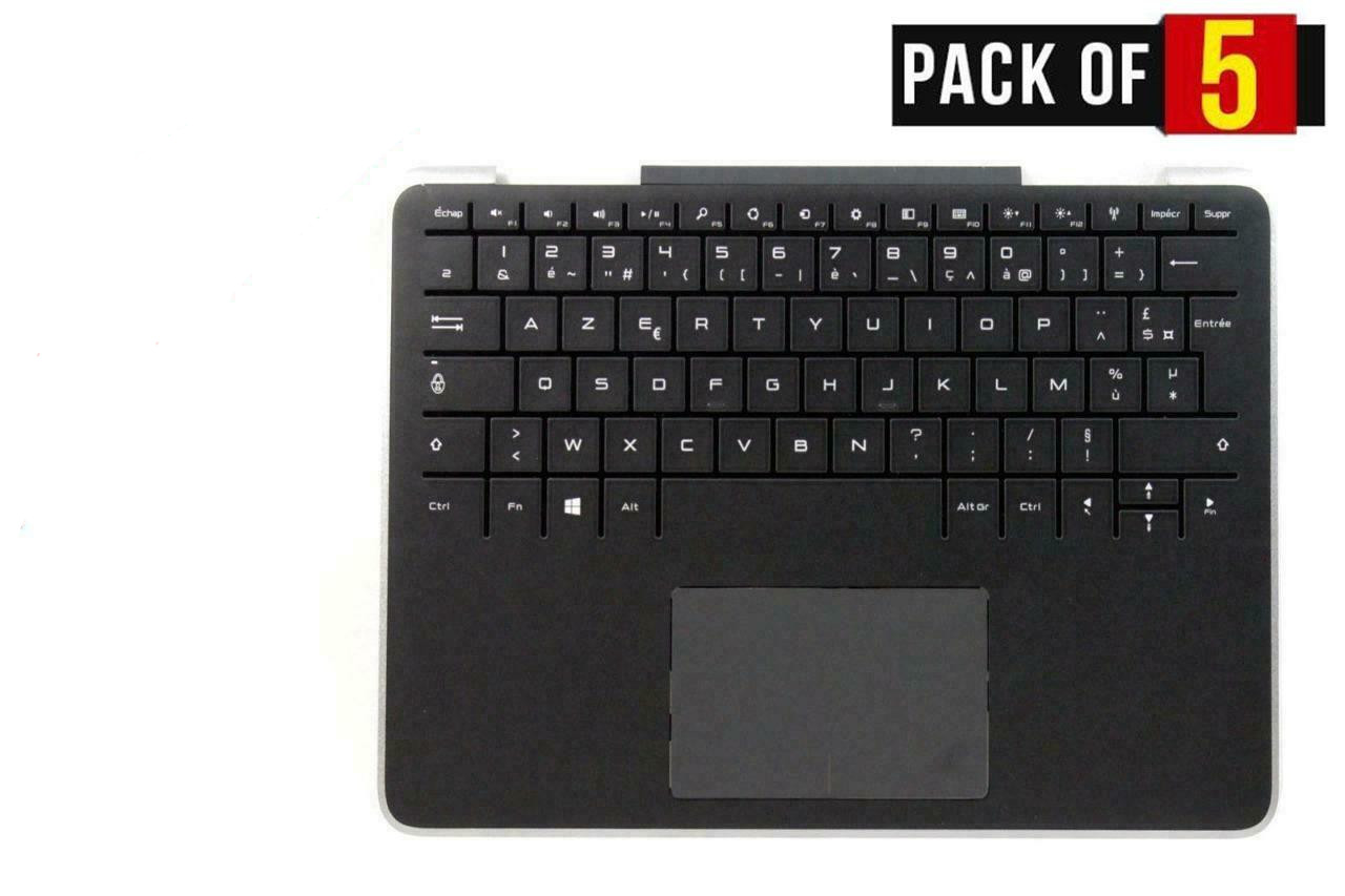 LOT x 5 Dell XPS 11 Ultrabook 11.6" Palmrest Keyboard TouchPad Black 38DVD P5D8R