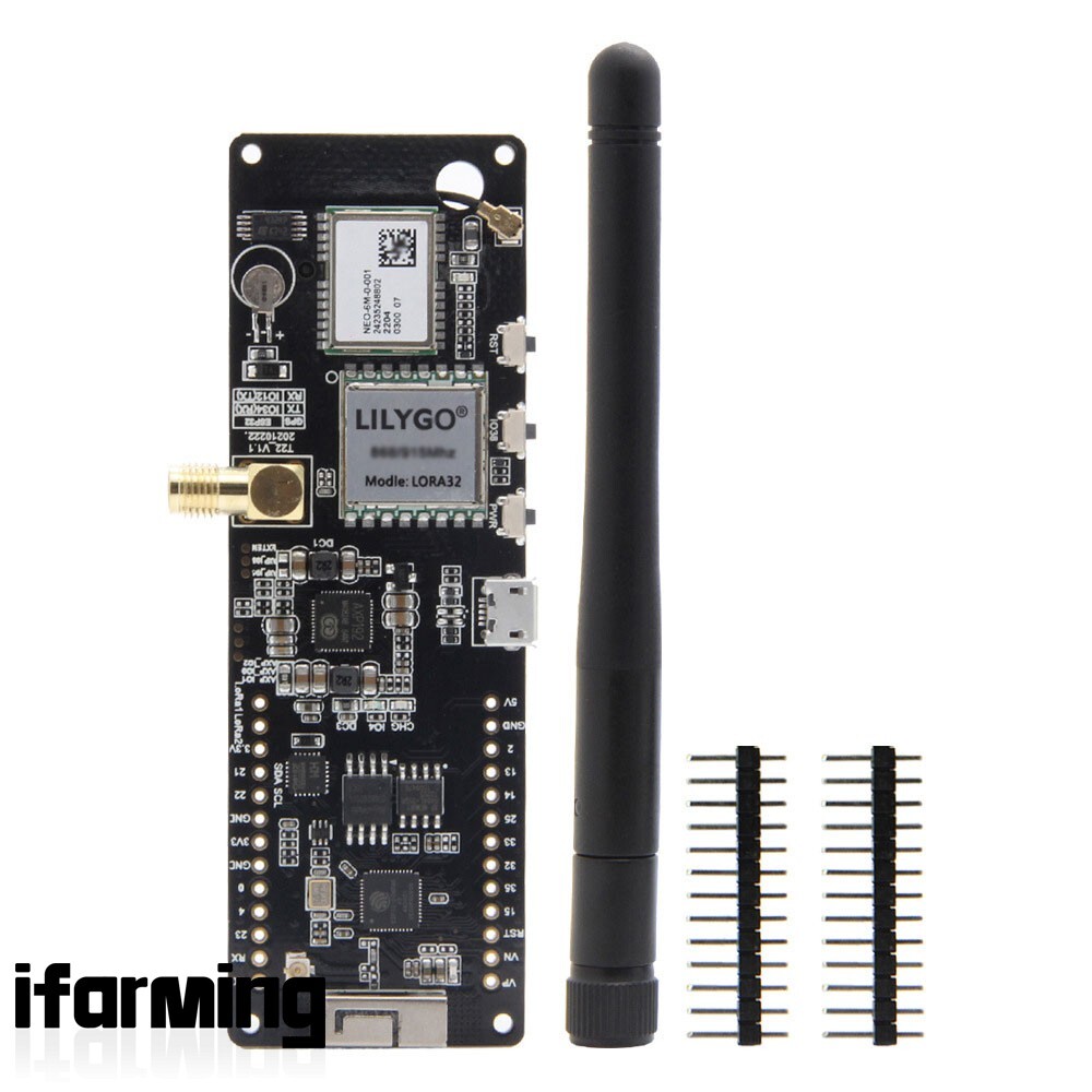 LILYGO 868MHz CH9102F AXP2101 T-Beam V1.2 LoRa ESP32 GPS NEO6M Development Board