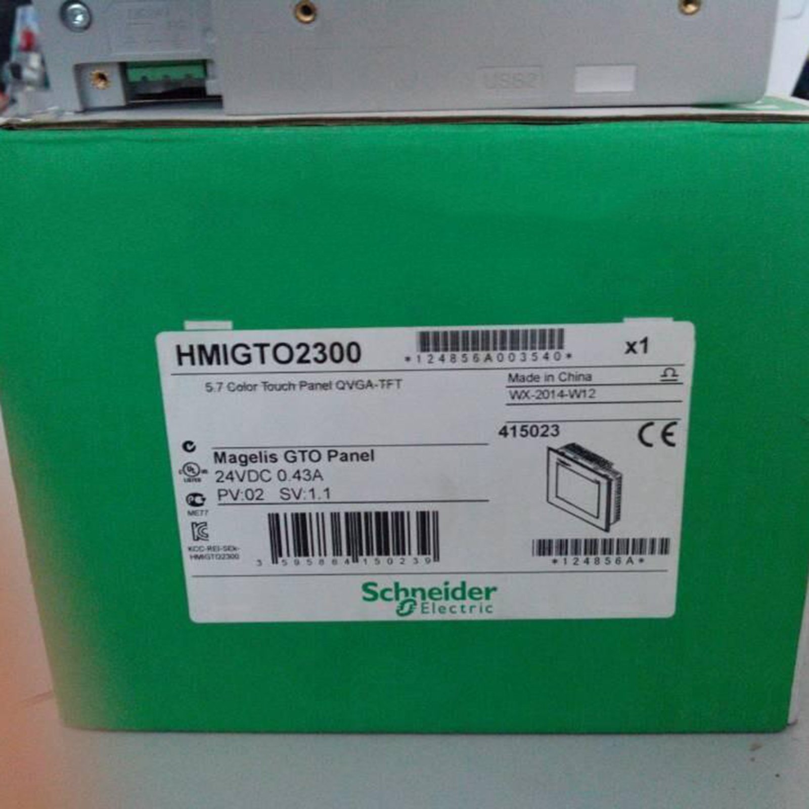 1PC Schneider Genuine HMIGTO2300 Touch Screen Expedited Shipping