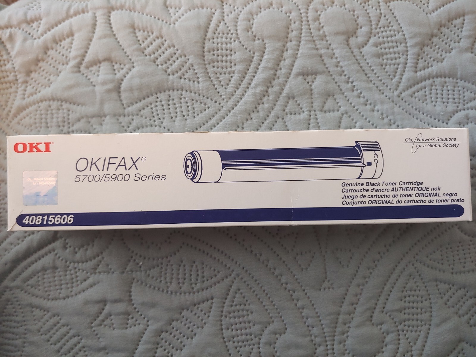 Okidata Okifax Black Toner Cartridge- 40815606 - For Okifax 5700 5900 Series