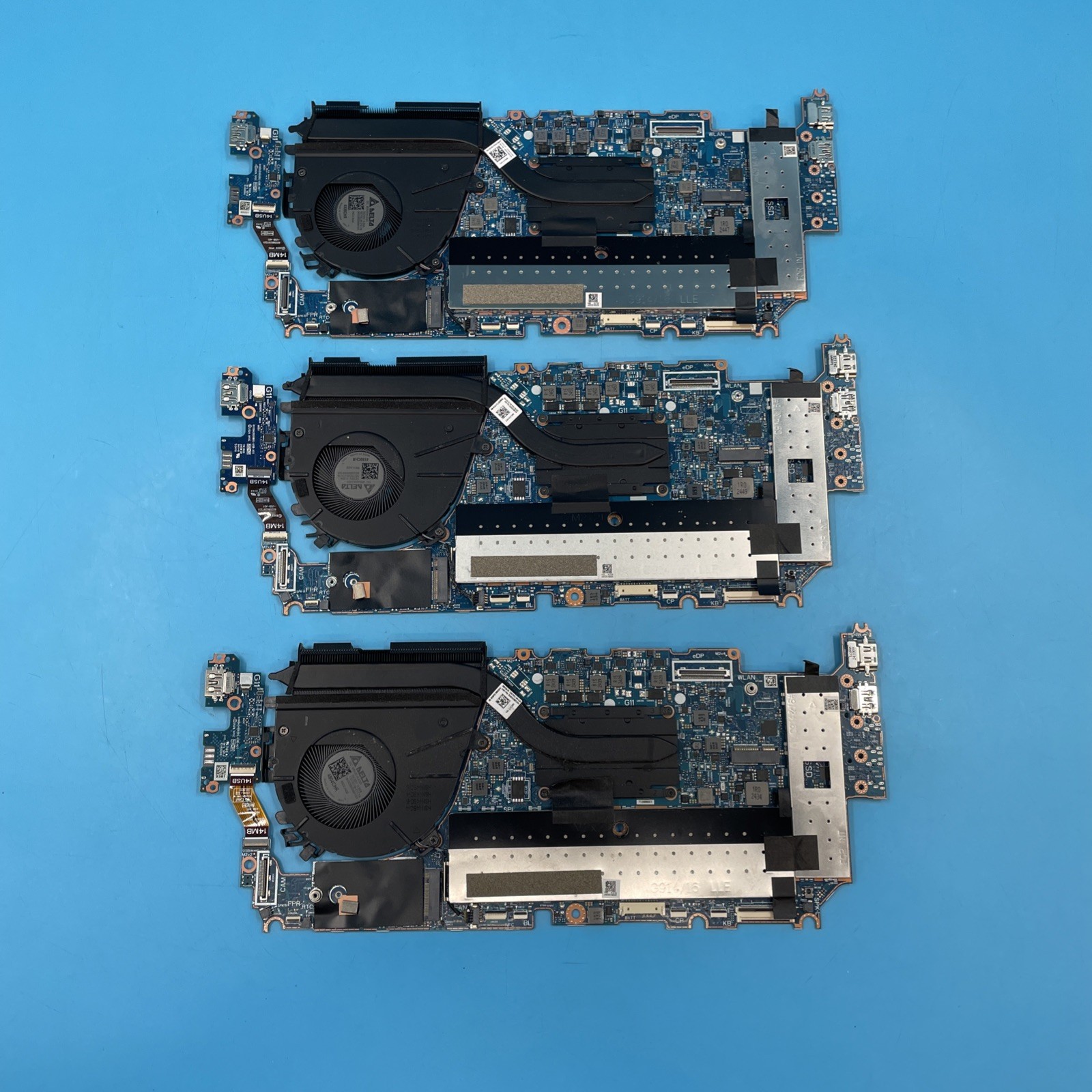 (LOT OF 3) HP EliteBook 840 G11 Motherboard | Ultra 5 135U | DDR5 | Heatsink&Fan