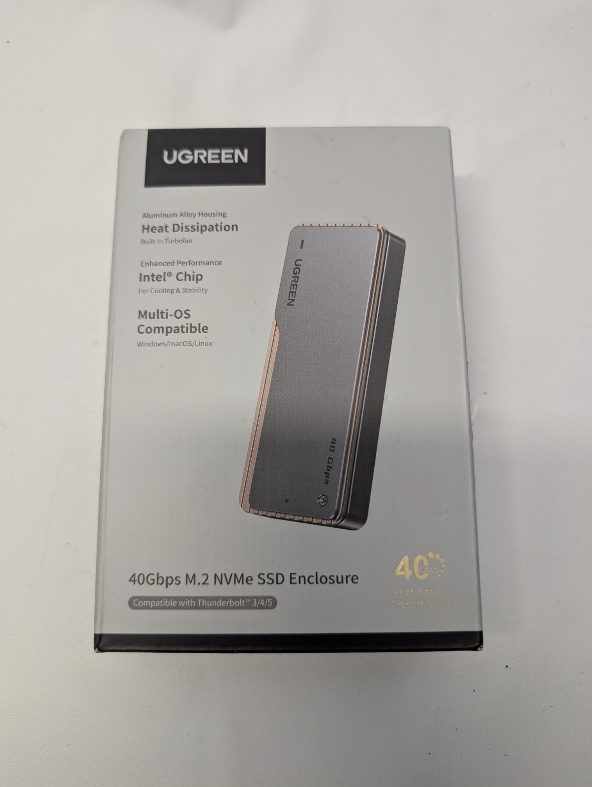 Ugreen Usb4 Portable Hard Drive Box M2 External Compatibility With Lightning 4/3