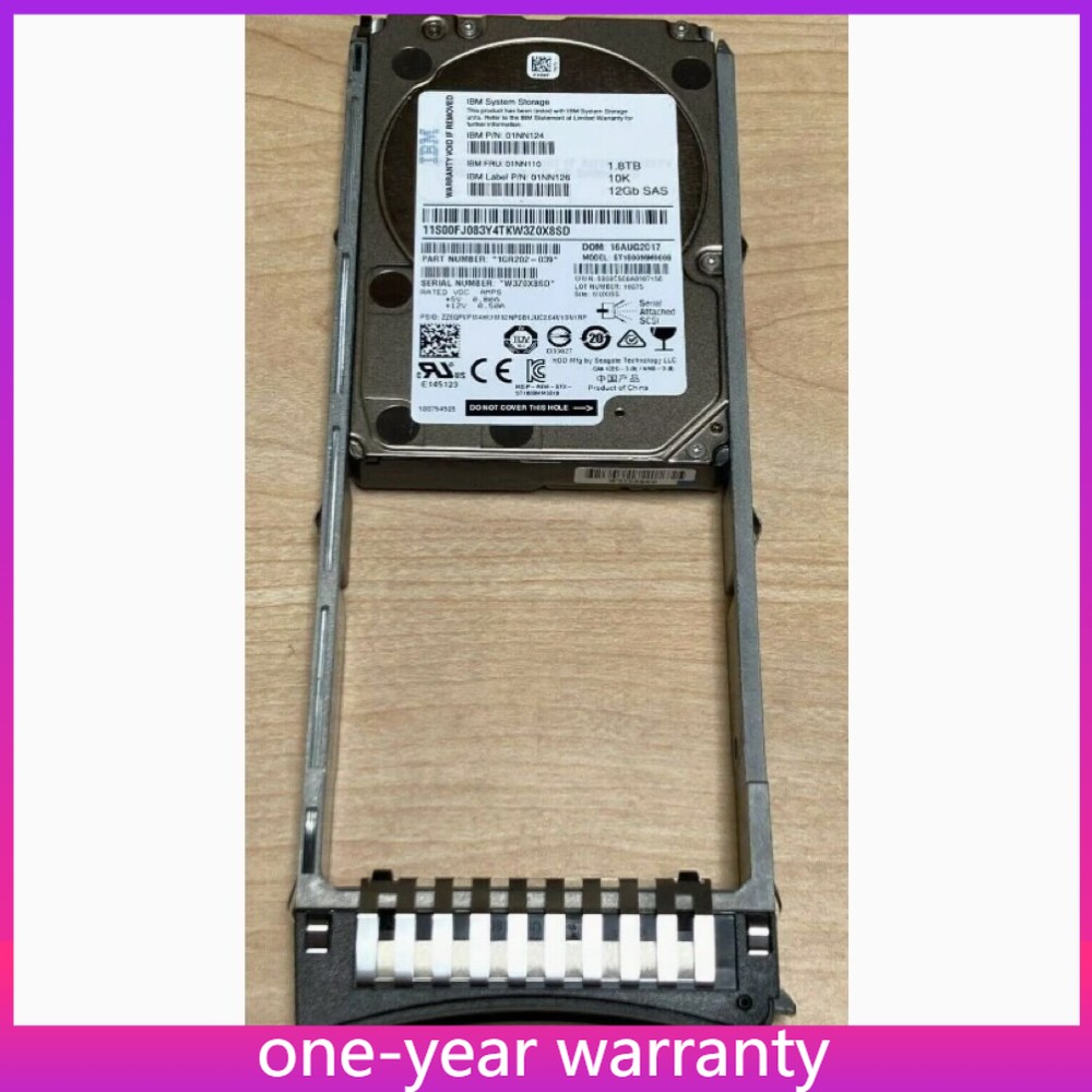 IBM 1.8TB 01NN126 01NN124 01NN110 1.8TB 10K 12Gb/s 2.5" V7000 server Hard Drive