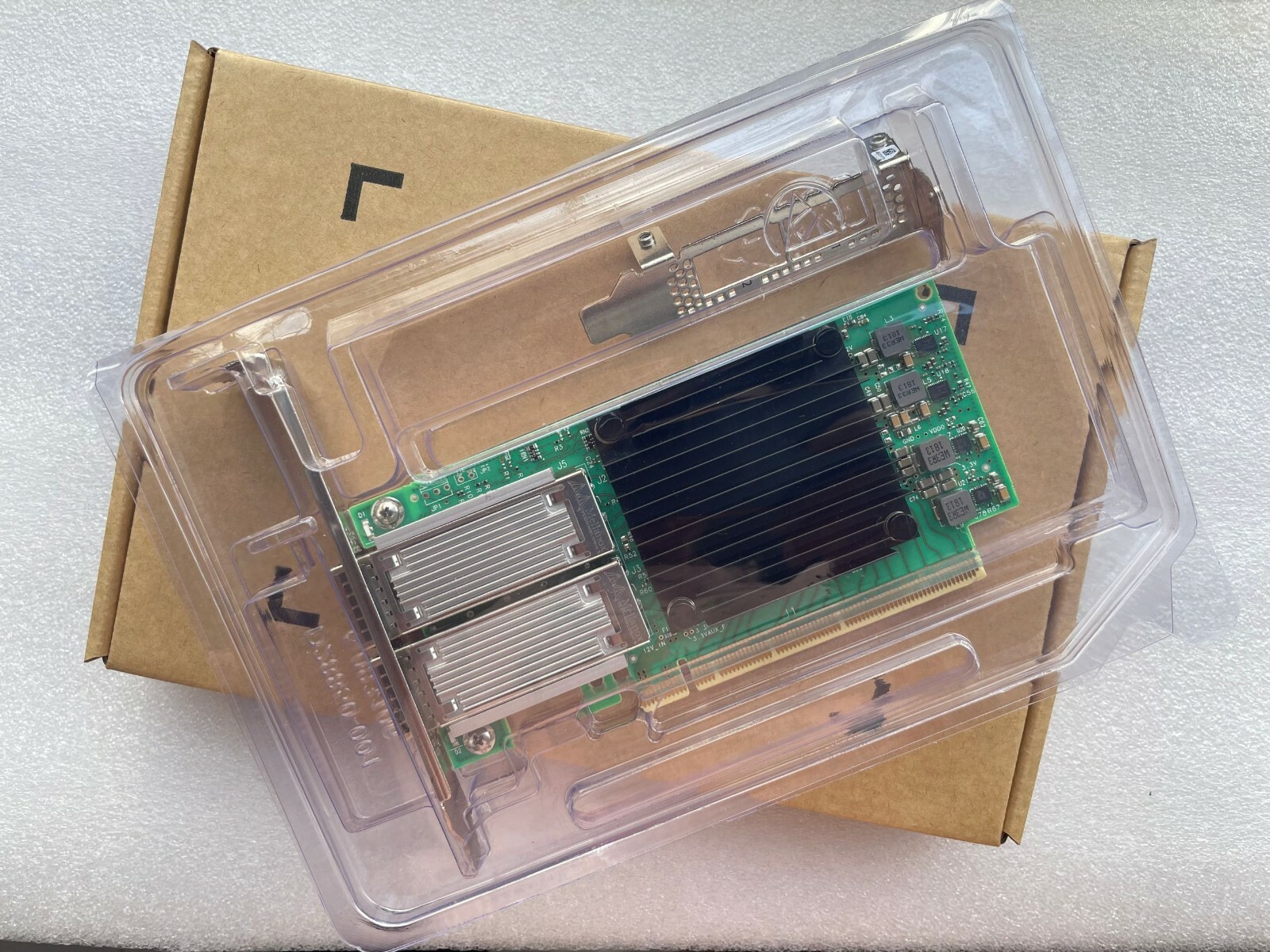 Dell Mellanox MCX516A-CDAT 9FTMY 71C1T 100GbE Dual Port QSFP28 Network Adapter