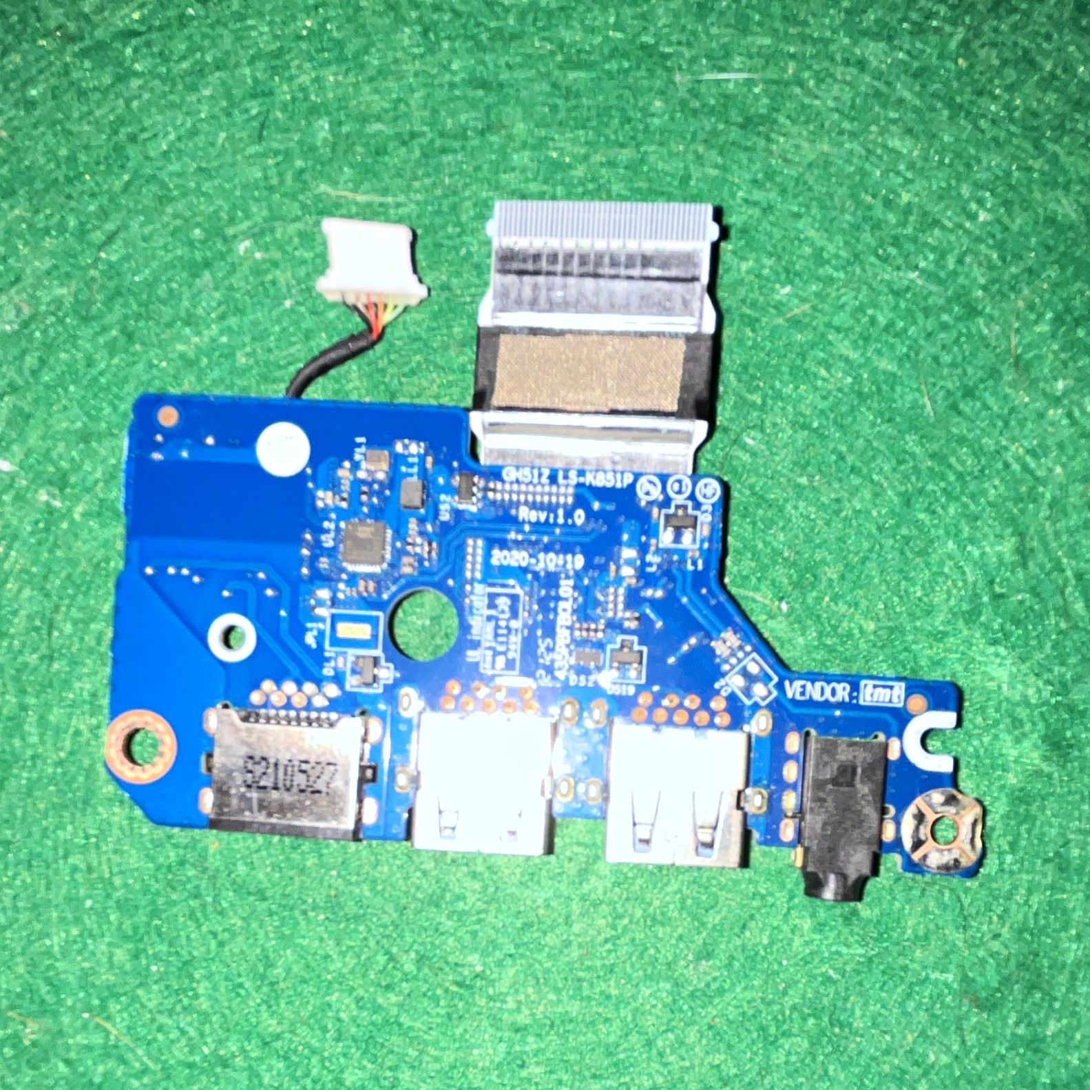 GH52 LS-K851P Laptop I/O Board - Used