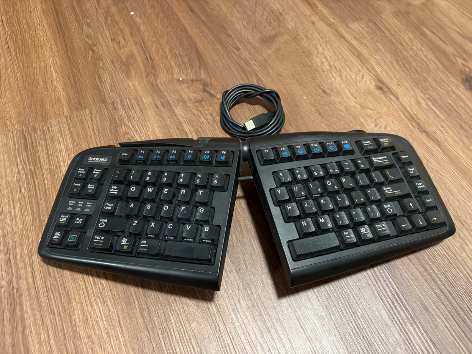 Goldtouch SK-2730 Adjustable Split Ergonomic USB Keyboard Black