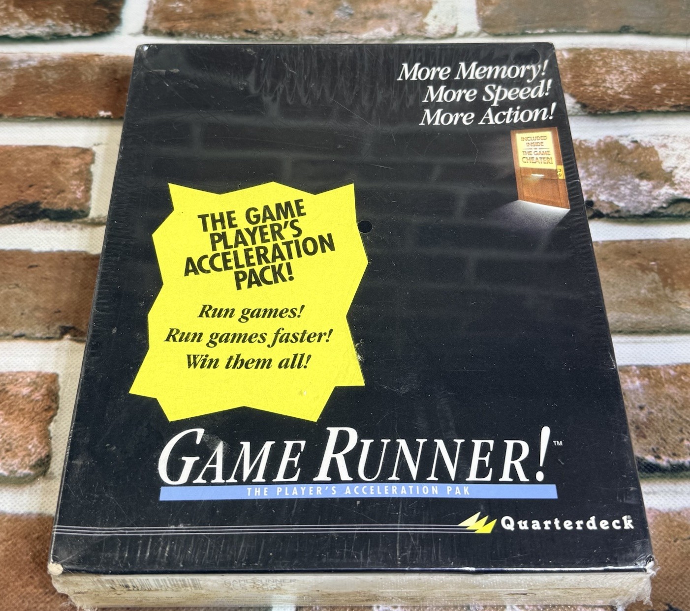 Vtg 1995 Quarterdeck GAME RUNNER Version 2.0 for PC or MS DOS New Sealed