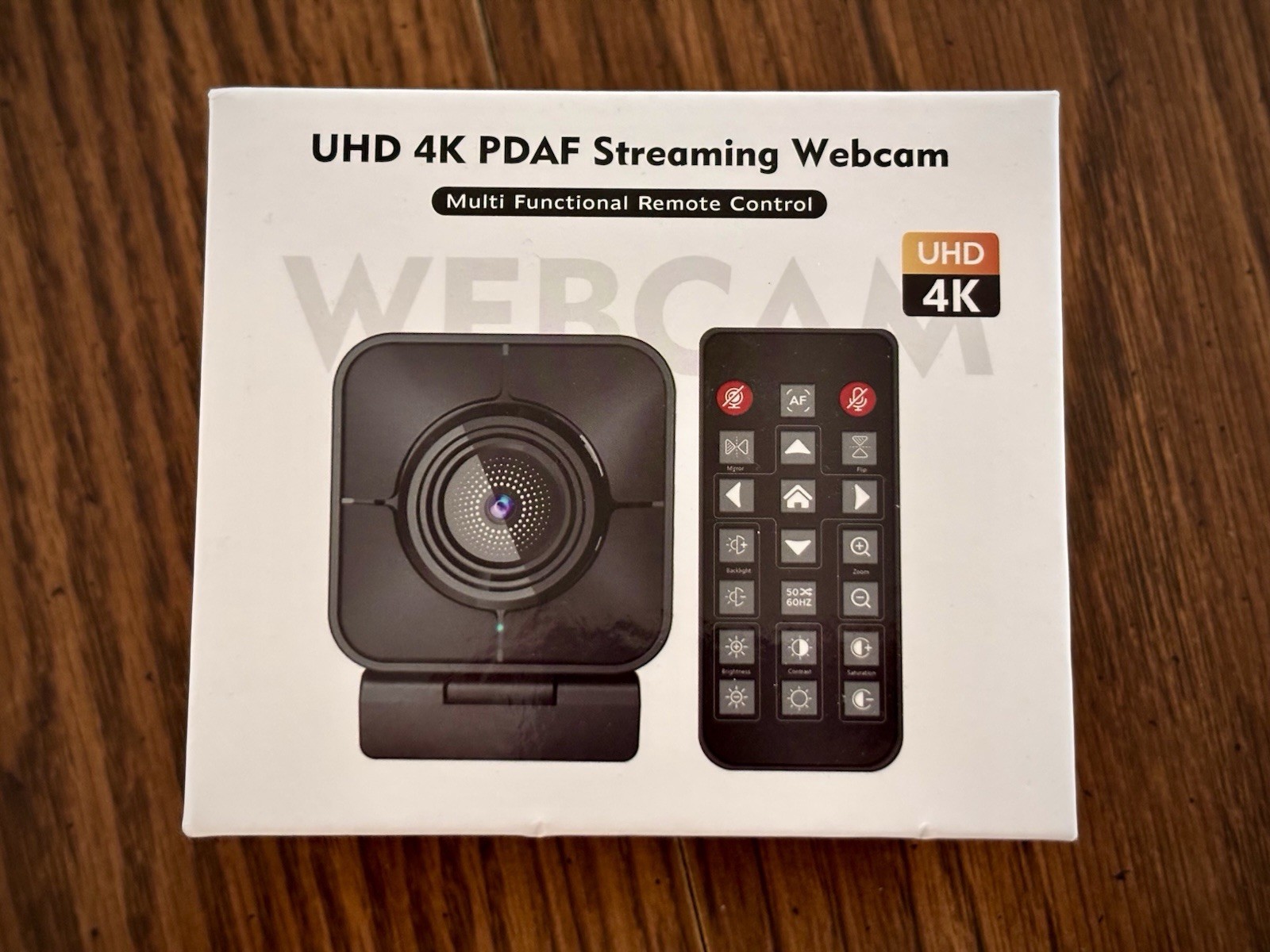 TOALLIN Ultra HD 4K Webcam with PDAF Auto-Focus for Video Calls 81° FOV & Remote