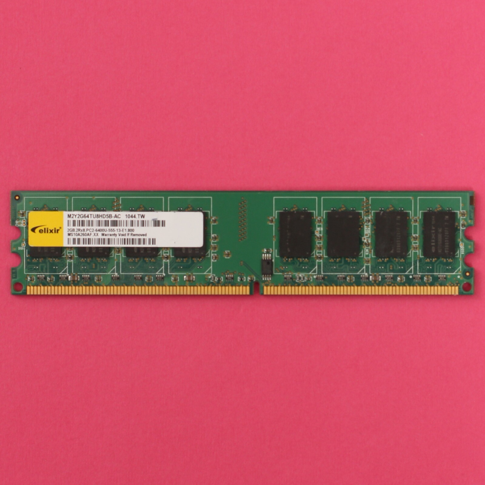 2GB Elixir DDR2 PC2-6400 800Mhz CAS5 2GB Memory RAM