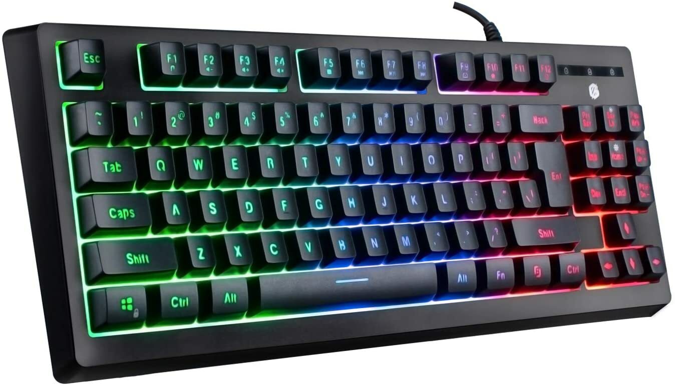 Giixer RGB Gaming  Keyboard LED Backlit Illuminated Computer Keyboard