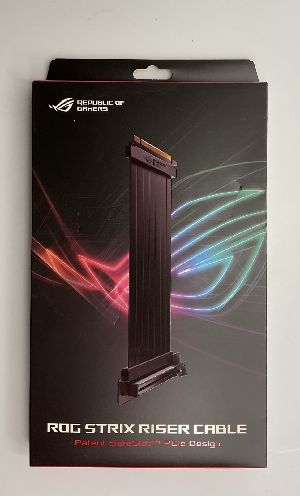 ASUS RS200 ROG Strix Riser Cable 90 Degree Adapter 240mm PCI-E 3.0 x 16