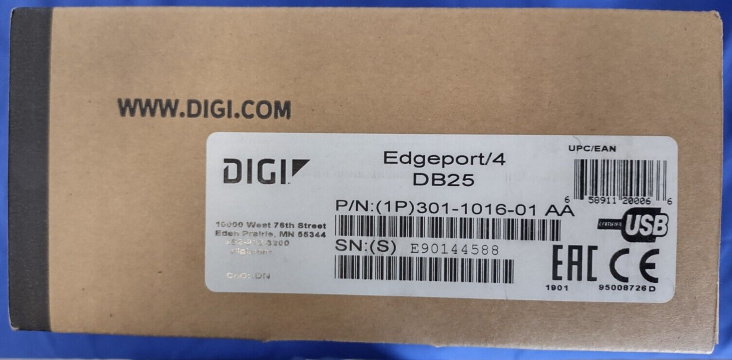 Digi Edgeport/4 DB25 PN# 301-1016-01