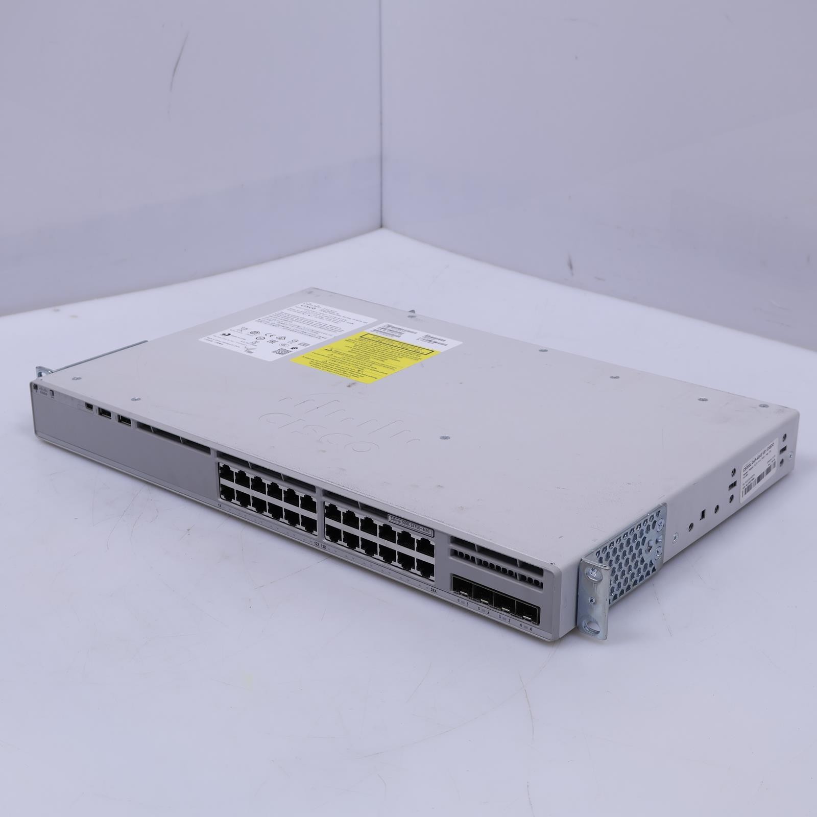 Cisco C9200L-24P-4G-E v01 28 Port PoE+ Ethernet Network Switch