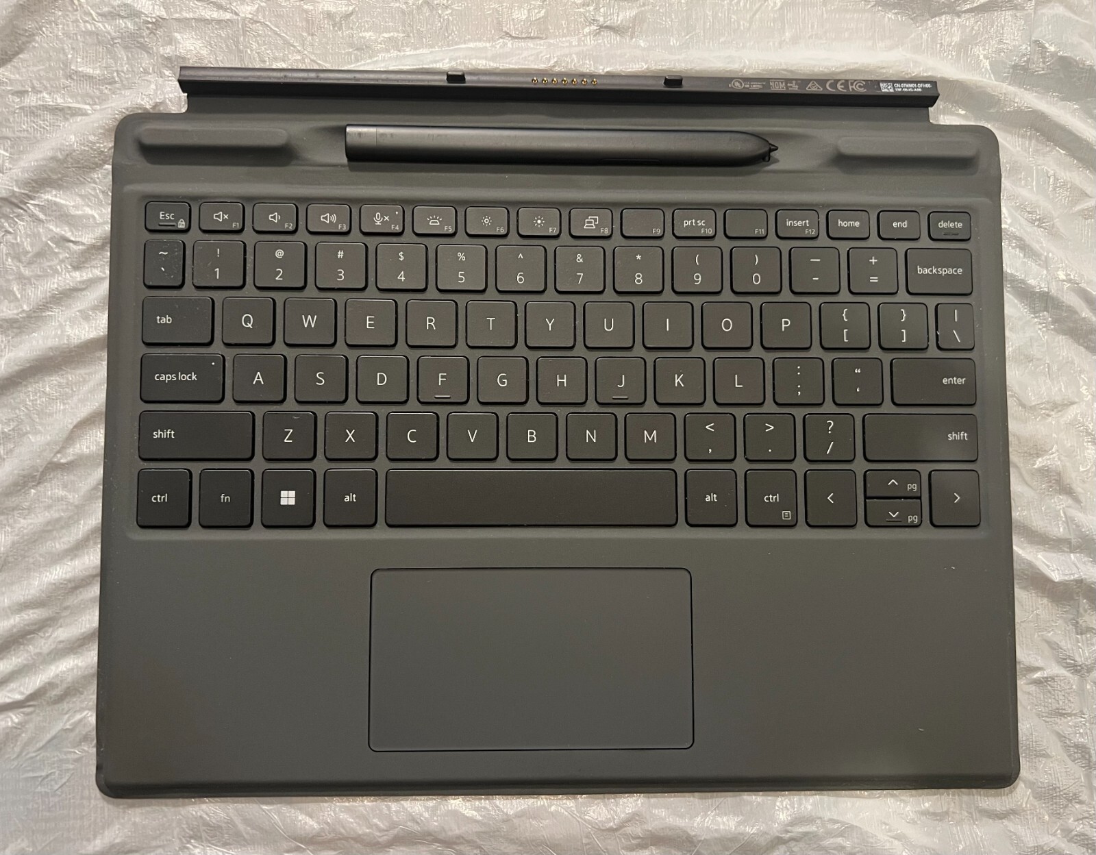Dell Latitude 7320 Detachable Travel Keyboard K19M-BK-US With Dell PN7320A Pen