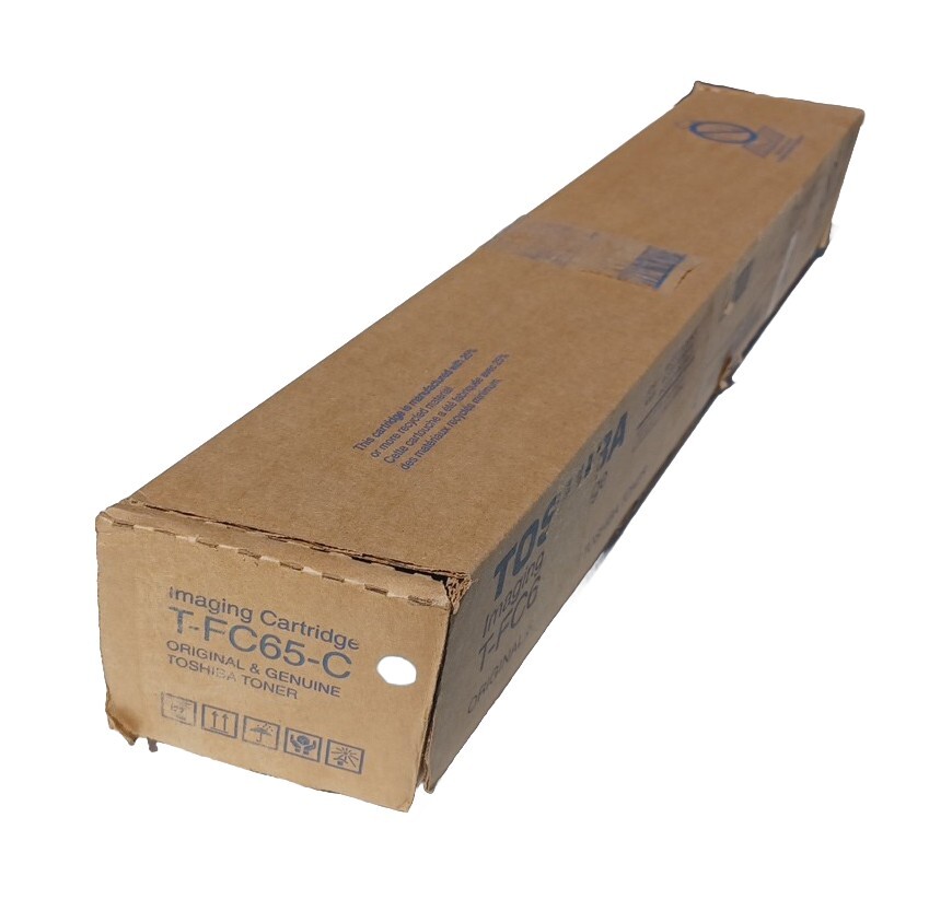 Genuine Toshiba T-FC65-C Cyan Toner Cartridge