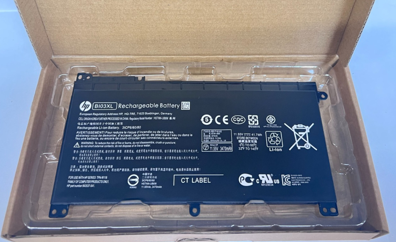Genuine OEM BI03XL ON03XL Battery HP Pavilion X360 13-U 844203-850 844203-855 PC