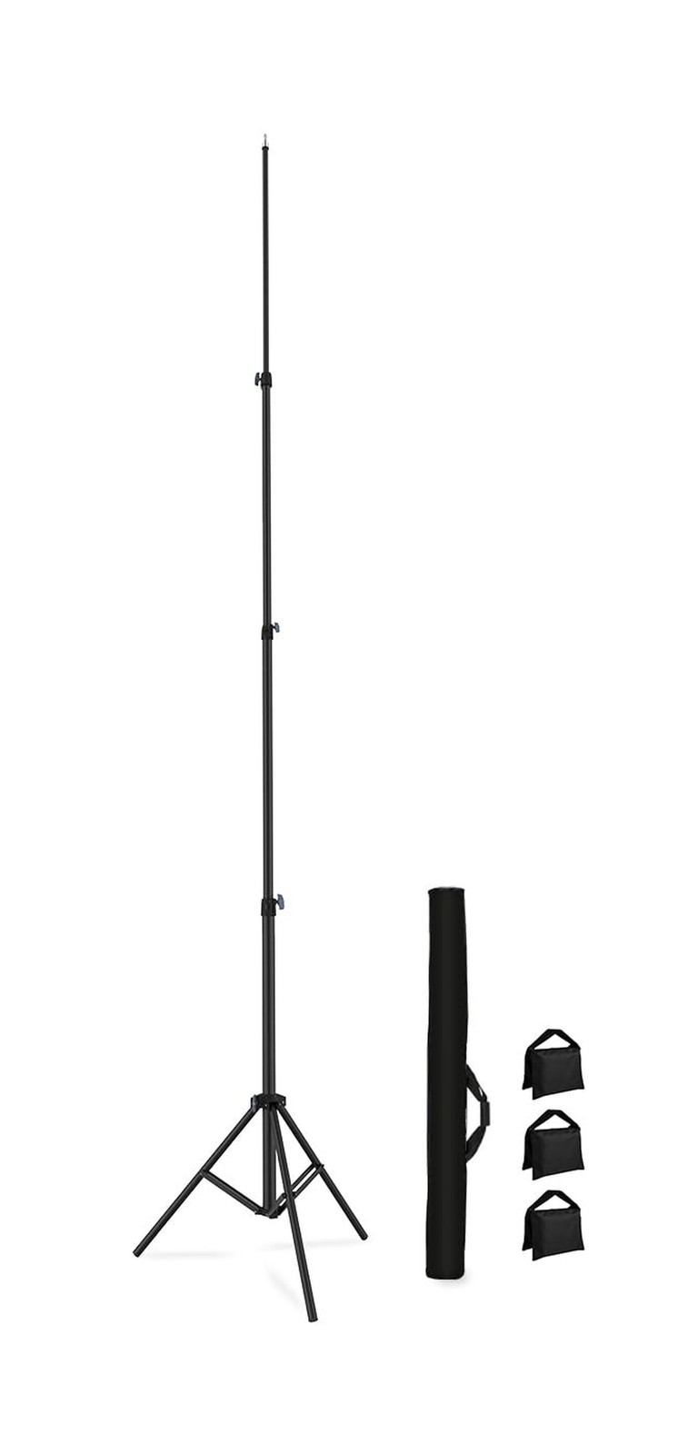 20' Heavy Duty Tripod Stand, 240''/20ft/600cm Air-Cushioned Super Tall Telesc...