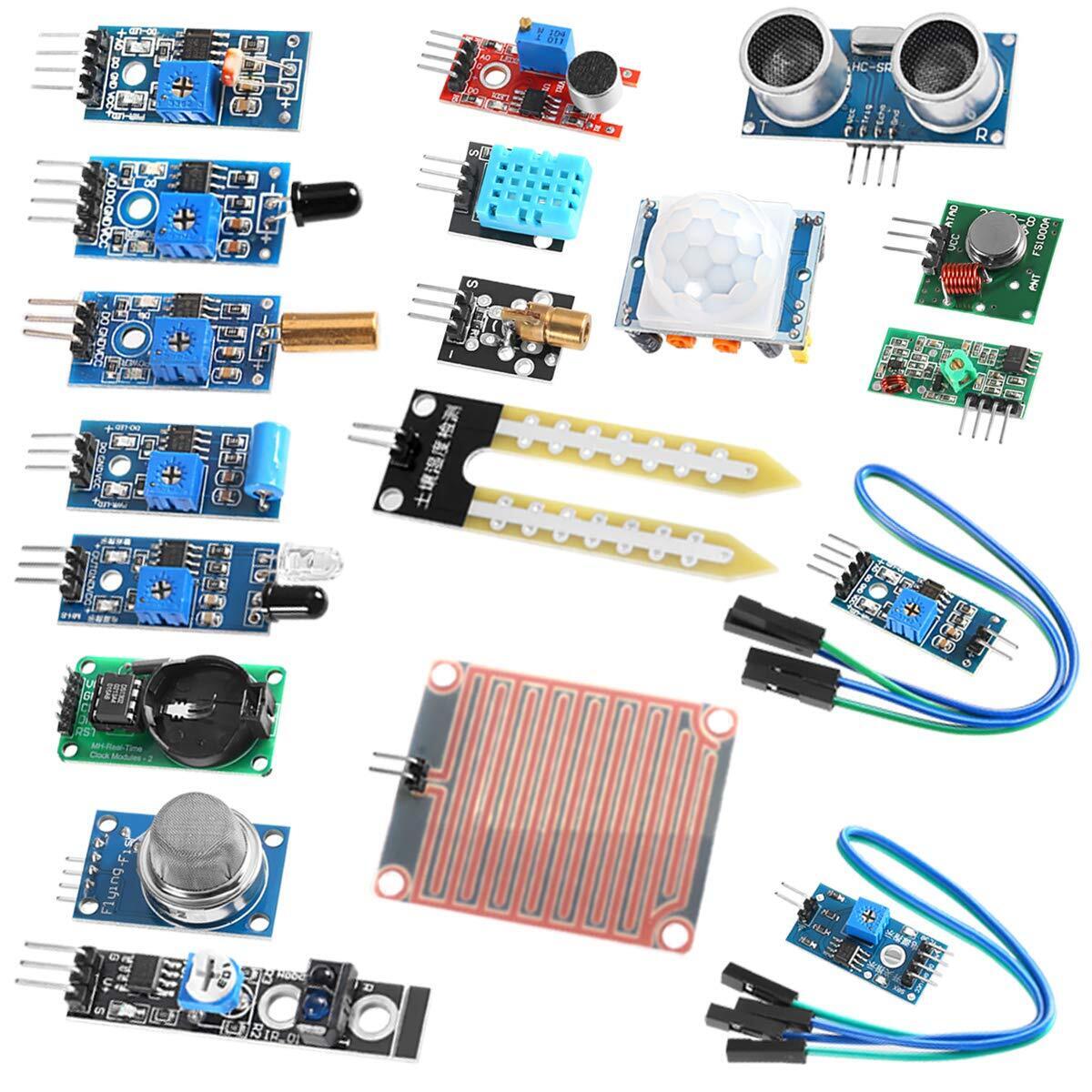 16 in 1 Project Super Starter Kits Sensor Modules Kit for Arduino Raspberry f...