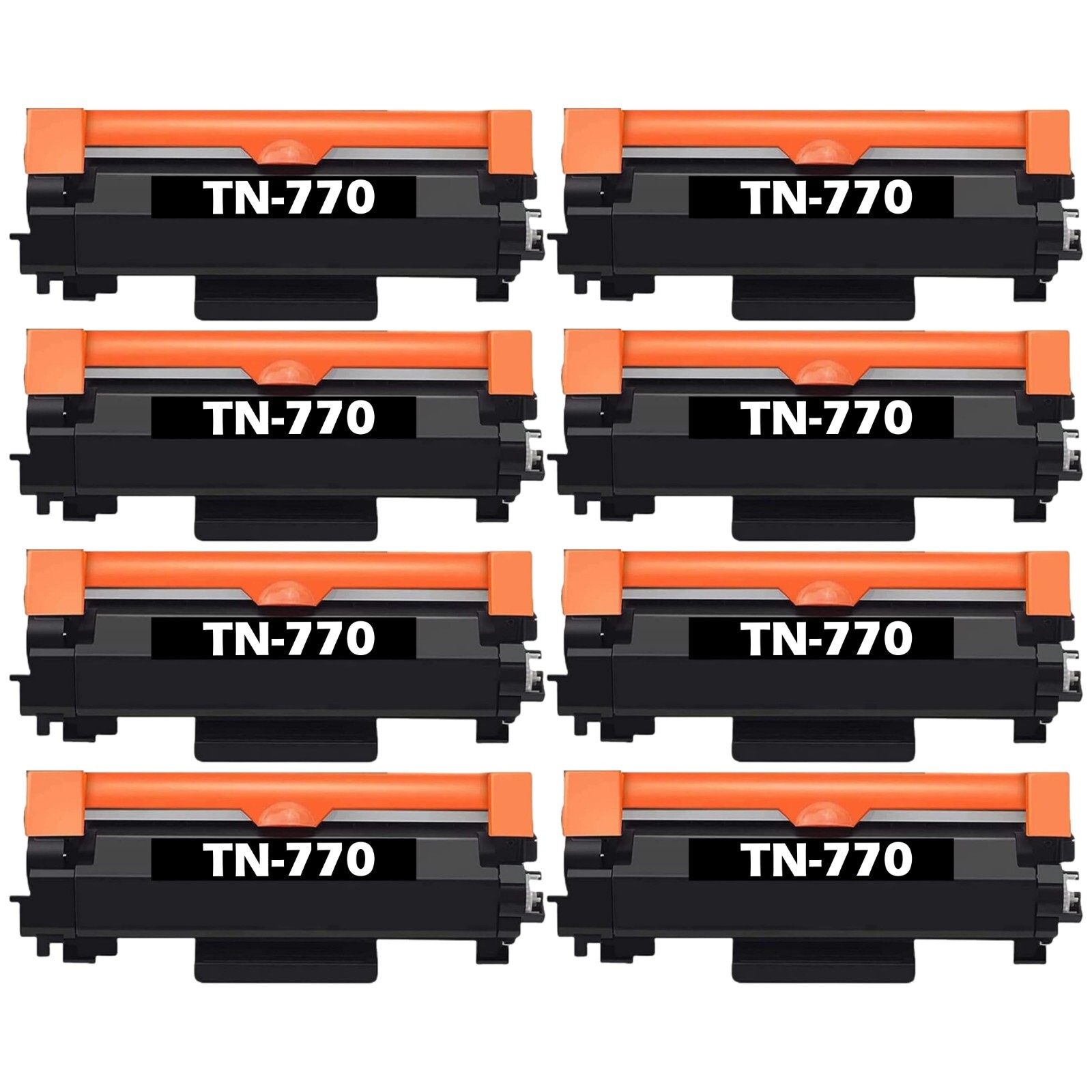 8Pack TN770 Toner Cartridge for MFC-L2750DW XL HL-L2370DW XL Printer (Black)