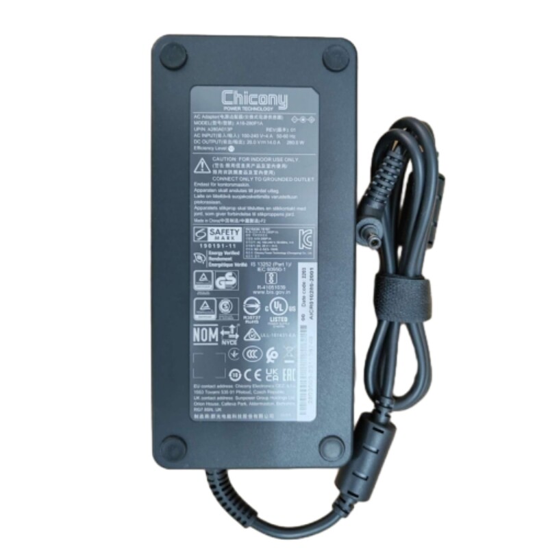 1PC Genuine 280W AC Adapter For Gigabyte 2023 AORUS 15X ASF-B3US754SH RTX 4070