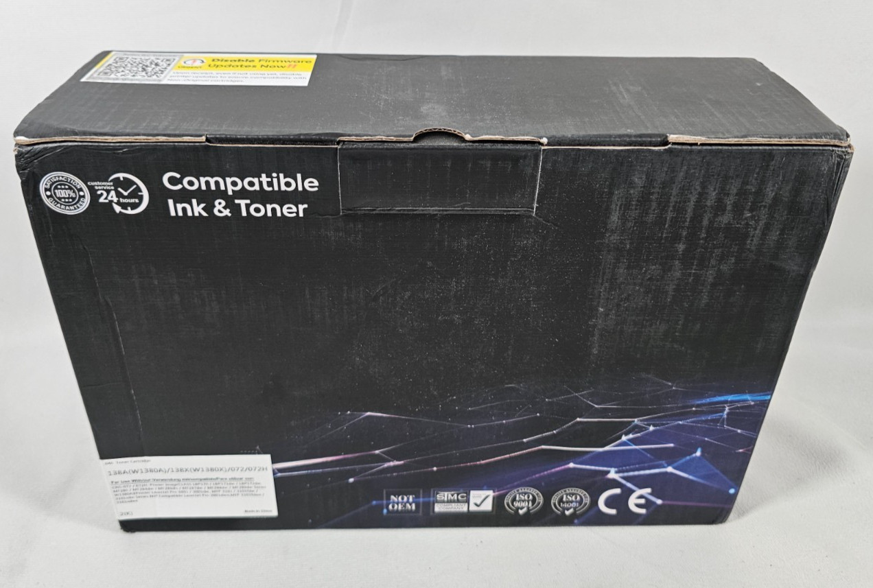 For HP 138X MFP 3101fdw 3101sdw 3001dw 138A W1380A 2x Toner Cartridges Black