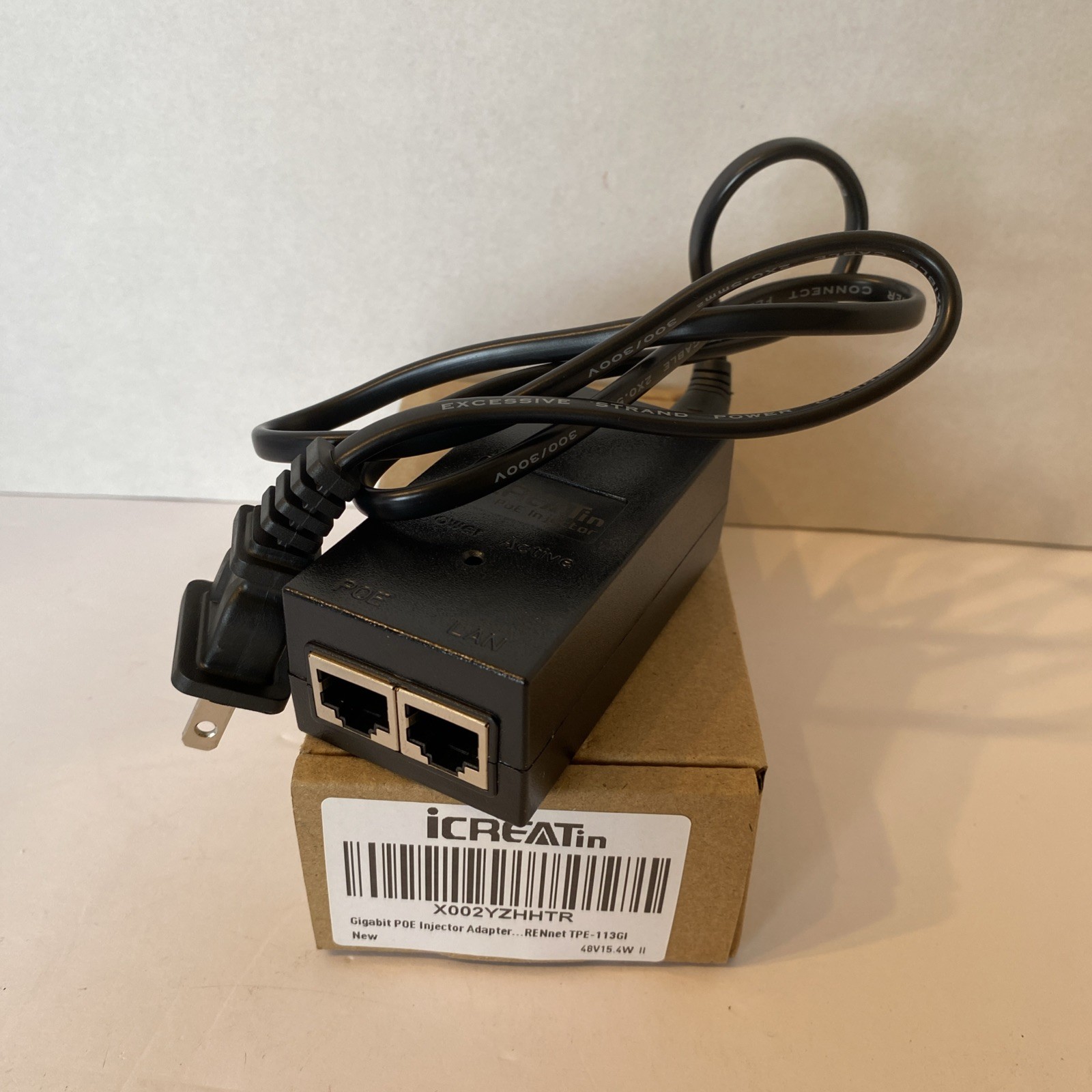 24V Gigabit POE Injector, 24V DC