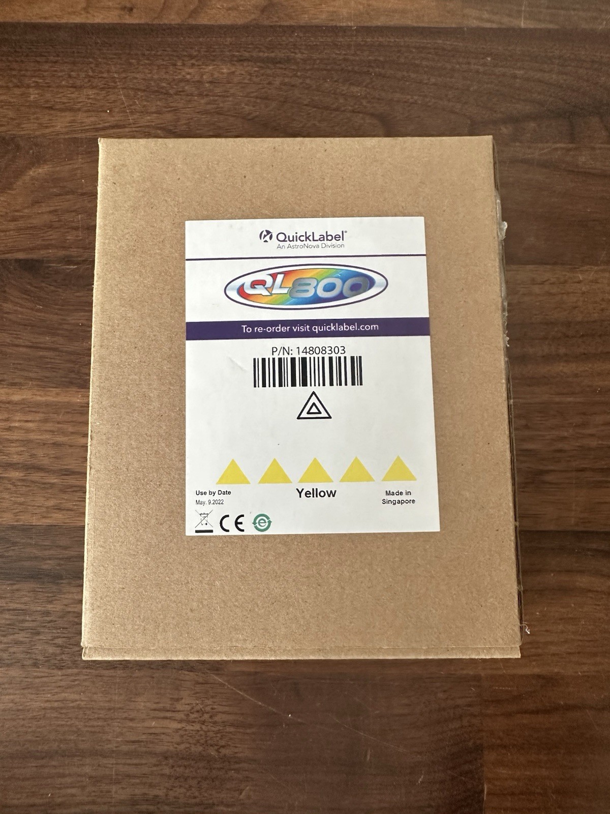 QuickLabel Inkjet cartridge QL800 Yellow Exp 2022 Astronova Printer Ink