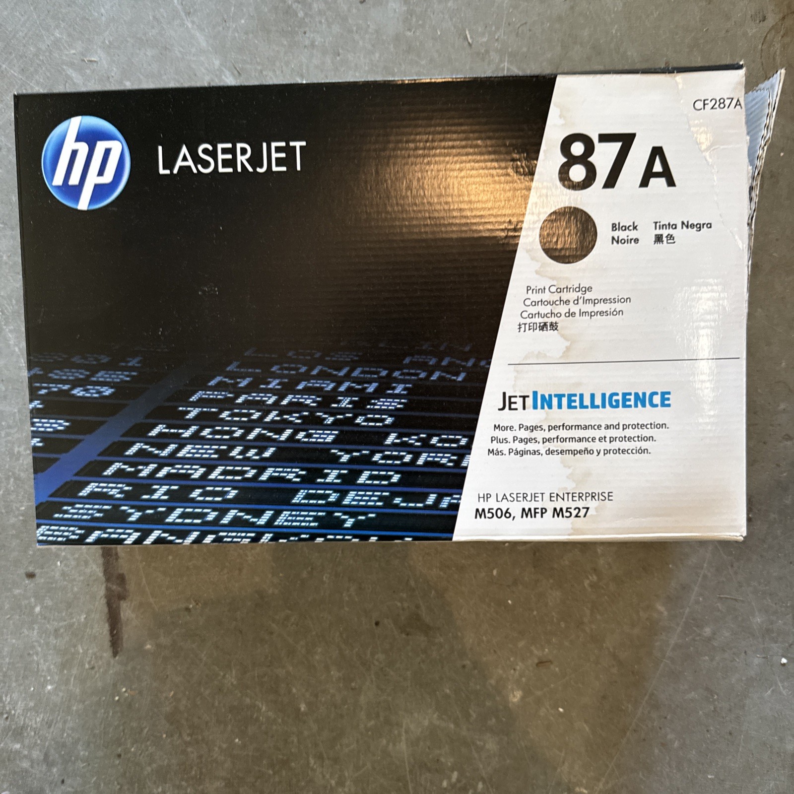 HP CF287A (87A ) LaserJet Toner Cartridge - Black *SEALED* SEE BOX