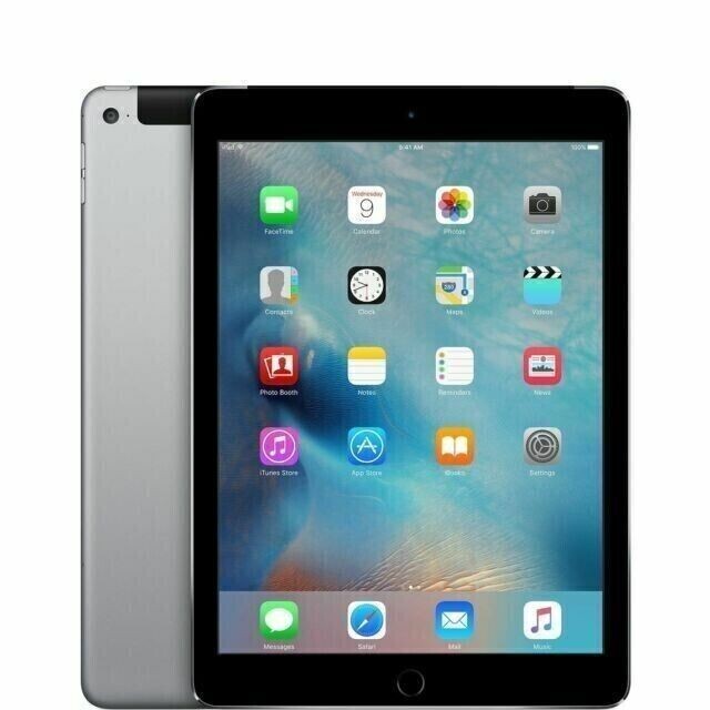 -APPLE IPAD AIR 2 MH312LL/A | 9.7" | 128GB | UNLOCKED | Grey