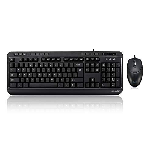 Adesso AKB132CB Antimicrobial Multimedia Keyboard & Mouse Combo