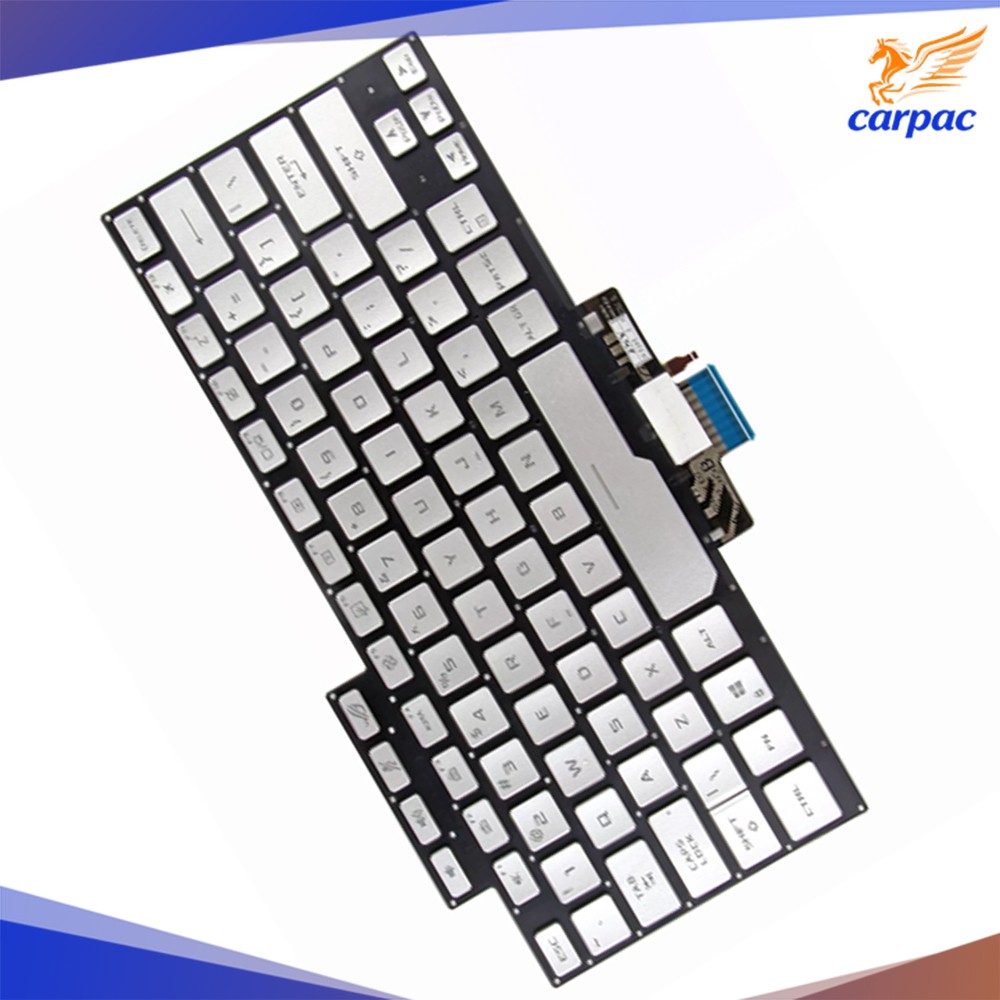 For ASUS ROG Zephyrus GA401Q GA401U G14 GA401 New US Keyboard Backlit Silver NEW