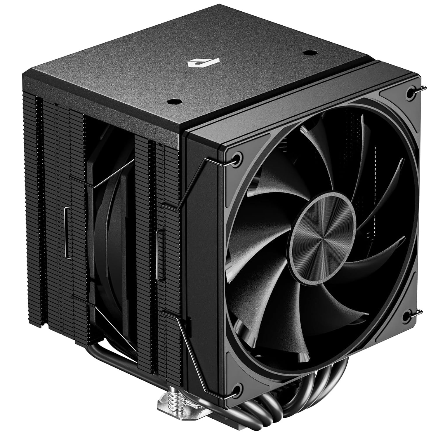 Dual Tower CPU Air Cooler Black 120mm PWM Fan 6 Heat Pipes AM5 AM4 Quiet